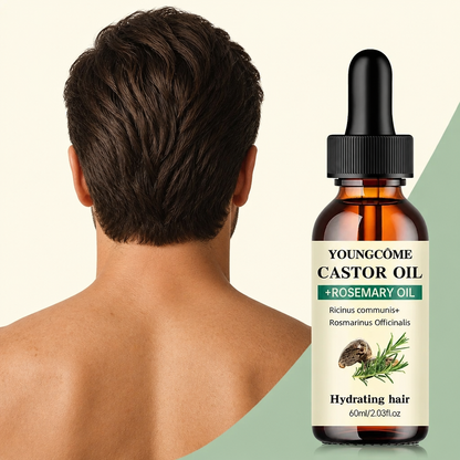 Ingrédients naturels ricin romarin huile cheveux KineaFit